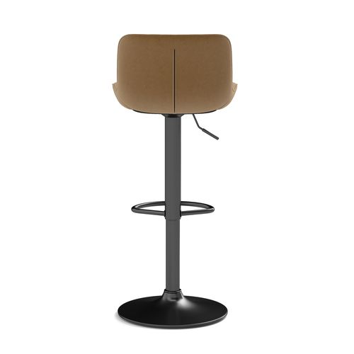 Tabourets De Bar En Velours Brun, 4 Pièces, Pivotants Et Réglables