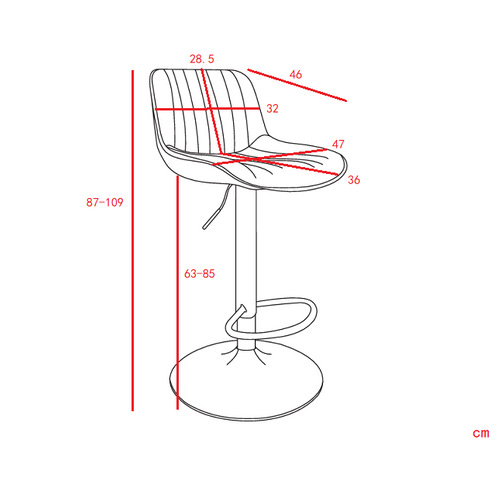 Tabourets De Bar En Velours Brun, 4 Pièces, Pivotants Et Réglables