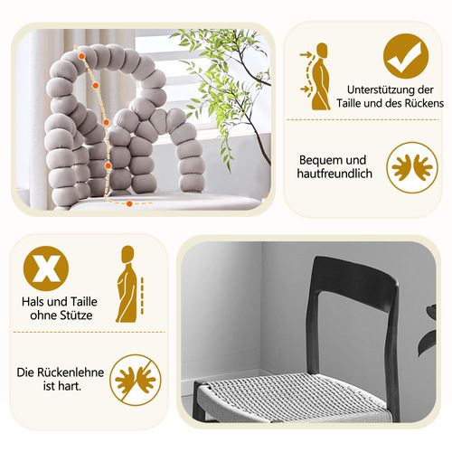 Lot De 2 Chaises En Velours Gris Clair, Dossier Chaînes Sphériques, Pieds Dorés