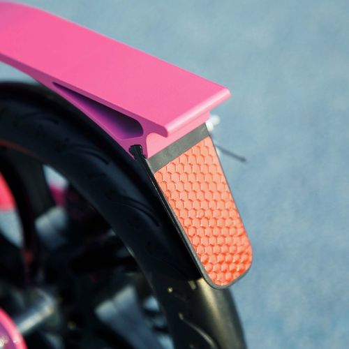 Trottinette Enfant Pliable Rose Avec Guidon Réglable Et Double Frein 6-12 Ans