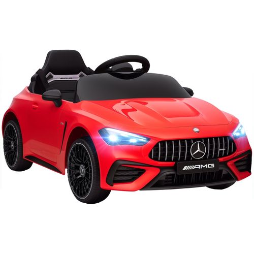 Voiture Électrique Enfant Mercedes Amg 12v Avec Télécommande, LED Et Musique Rouge