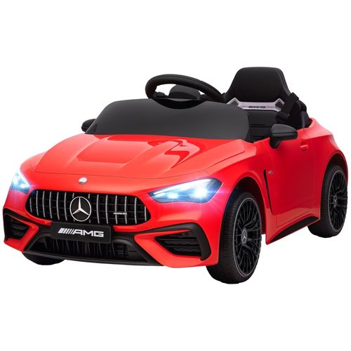 Voiture Électrique Enfant Mercedes Amg 12v Avec Télécommande, LED Et Musique Rouge