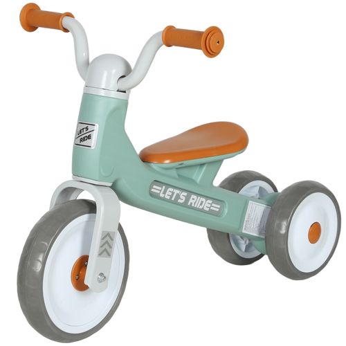 Vélo D’équilibre Pour Tout-petits 12-36 Mois, 3 Roues Silencieuses, Vert