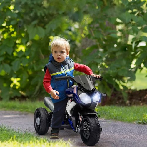 Moto Électrique Enfant Rechargeable Avec Lumières Et Sons, 3 Km/h, 3-5 Ans