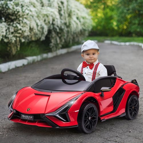 Voiture Électrique Enfant 12v Lamborghini Sian Suv Avec Musique Et Lumière
