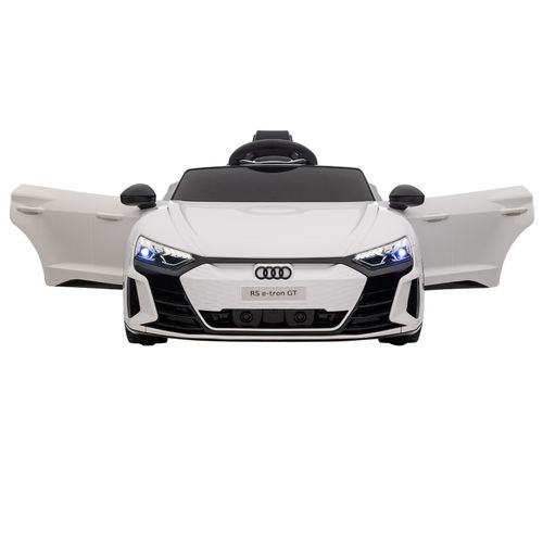 Audi Rs E-tron Gt Électrique Pour Enfants Avec Musique Et Télécommande, Blanc