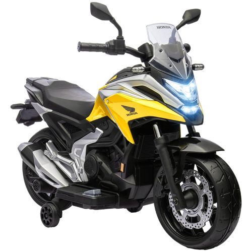 Moto Électrique Enfant Honda 3-6 Ans Avec Musique, Lumières Et Stabilisateurs