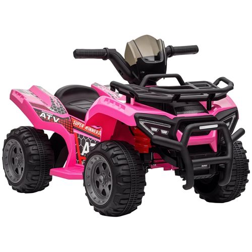 Quad Électrique 6v Pour Enfants 1,5-3 Ans Avec Musique, Rose