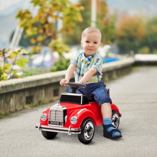 Voiture à Pousser Enfant Mercedes-benz 300 S Rouge Avec Coffre Intégré, 18-48 Mois