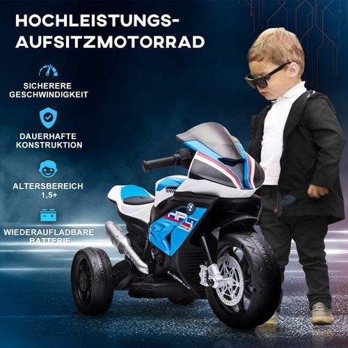 Moto Électrique Pour Enfants 1,5-5 Ans Avec Musique Et Phares