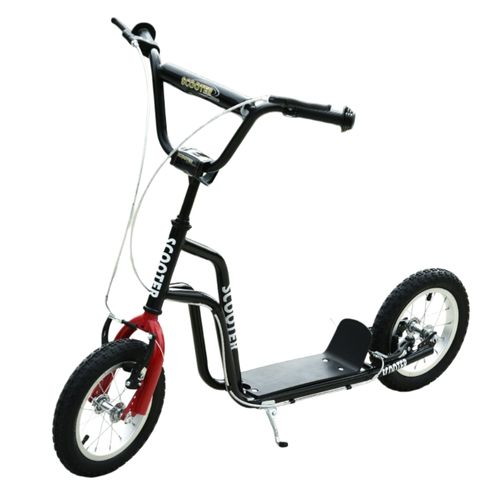 Trottinette Enfant 12" Avec Guidon Réglable Et Freins, 5+ Ans