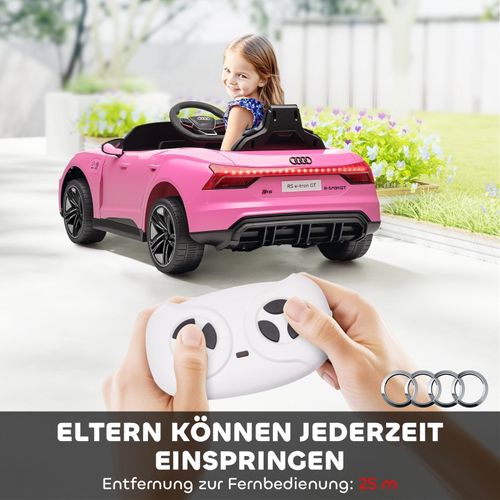 Voiture Électrique Enfant 12v Audi Rs E-tron Gt Avec Télécommande Et Musique