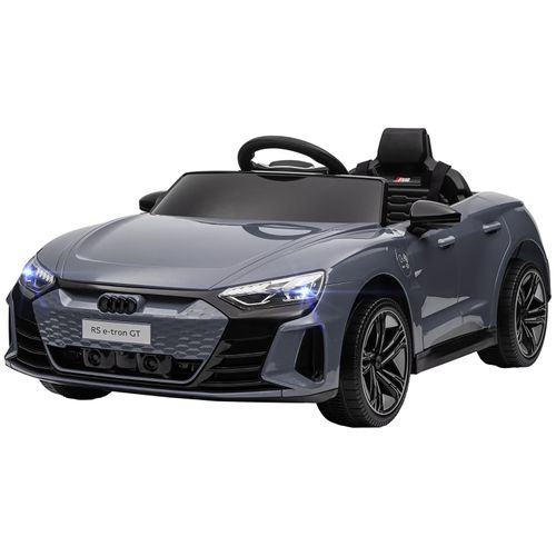 Voiture Électrique Enfant 12v Audi Rs E-tron Gt, Gris, Avec Télécommande