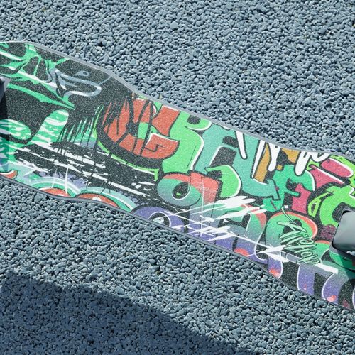 Trottinette Pliable Enfant Verte Avec Guidon Réglable Et Frein Arrière