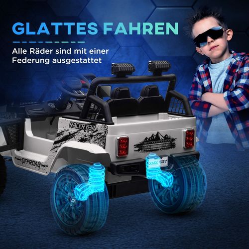 Voiture Électrique Enfant 12v Tout-terrain Avec Télécommande Et Musique