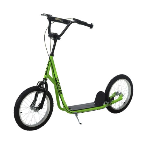 Trottinette Enfant Avec Freins, Roues Gonflables Et Guidon Réglable