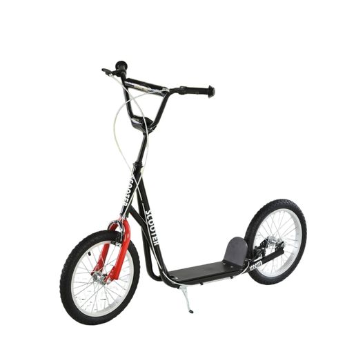 Trotinette Enfant 5+ Ans Avec Freins, Pneus Gonflables Et Cadre Robuste