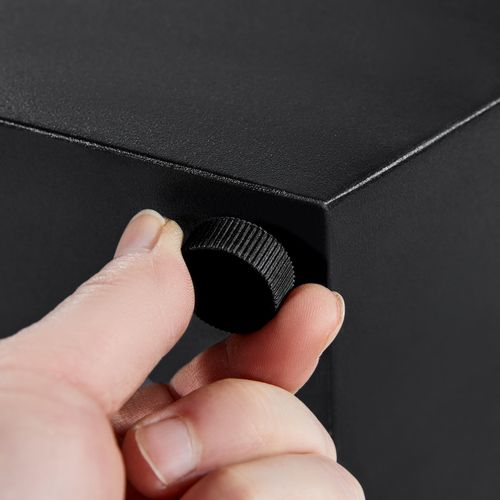 Table Télescopique 99-159×74 Cm Avec Plateau Gris Et Pieds En Colonne