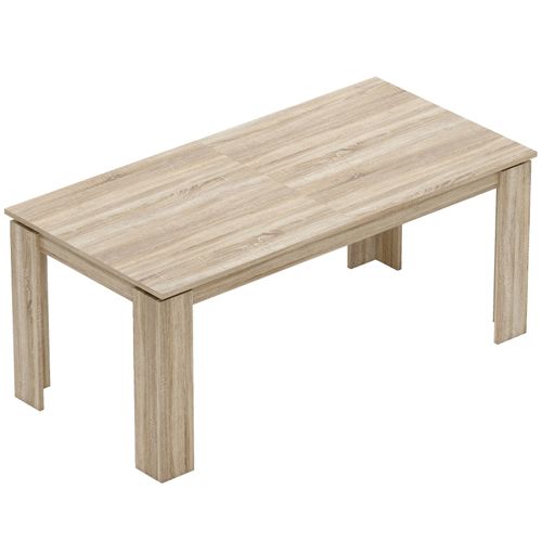 Table à Manger Extensible 180-260 Cm Pour 6-10 Personnes En Bois