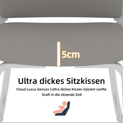 Fauteuil De Bureau Moderne Grise Avec Dossier En Maille Respirante Et Cadre Métallique