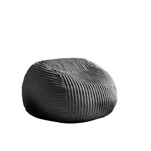 Pouf Gris Haut De Gamme En Mousse Mémoire, Fauteuil Cosy Pour Lecture Et Détente