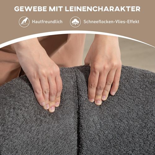 Fauteuil Pivotant Gris Foncé Avec Assise Enveloppante Et Revêtement Textile Cosy