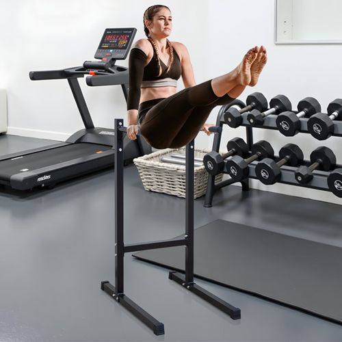 Station De Dips Multifonction Robuste Avec Poignées Mousse Pour Entraînement Complet à Domicile