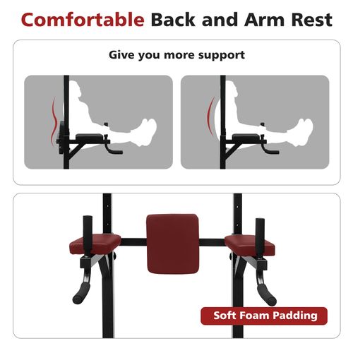 Power Tower Réglable Avec Barre De Traction Et Station Dips Pour Entraînement De Force à Domicile
