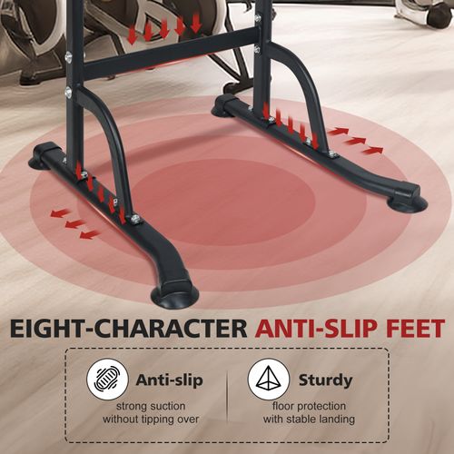 Power Tower Réglable Multifonction Avec Dips Et Barre De Traction Pour Entraînement à Domicile