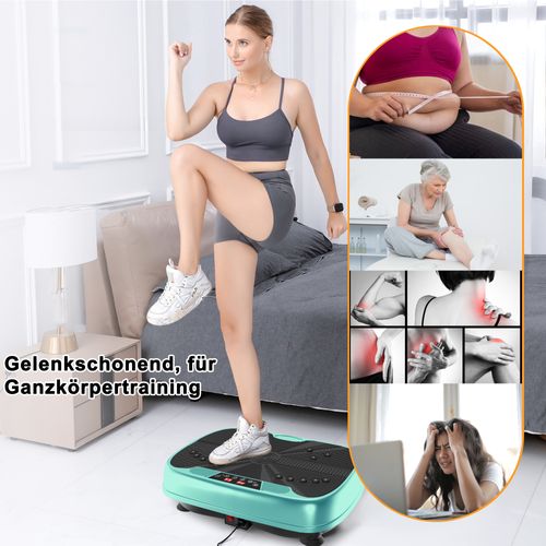 Plate Vibrante Avec Bandes De Résistance Et Contrôle De Vitesse, Vert