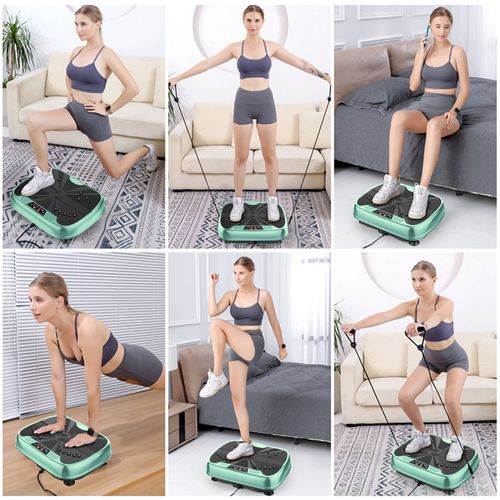 Plate Vibrante Avec Bandes De Résistance Et Contrôle De Vitesse, Vert