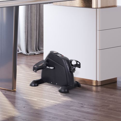 Mini Vélo D’appartement Compact Avec Pédales Réglables, LCD Et Résistance Ajustable, 35x40x31 Cm