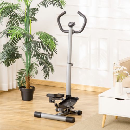 Stepper De Fitness Avec Guidon, Écran LCD Et Vitesse Réglable Pour Jambes Et Fessiers