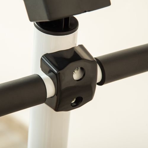 Stepper Fitness Swing Avec Écran LCD Et Guidon, Hometrainer Compact, 55x44x108 Cm, Vert