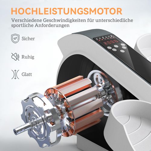 Mini Elliptique De Bureau Avec LCD, 10 Vitesses Et Télécommande, Compact Pour Domicile