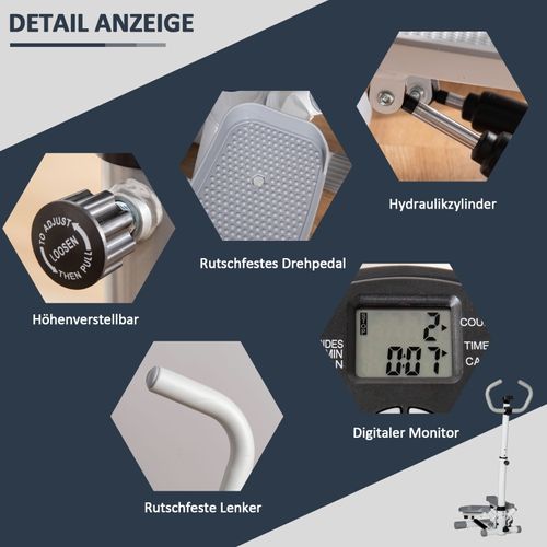 Stepper Maison Avec Écran LCD Et Vitesse Réglable Pour Entraînement Complet