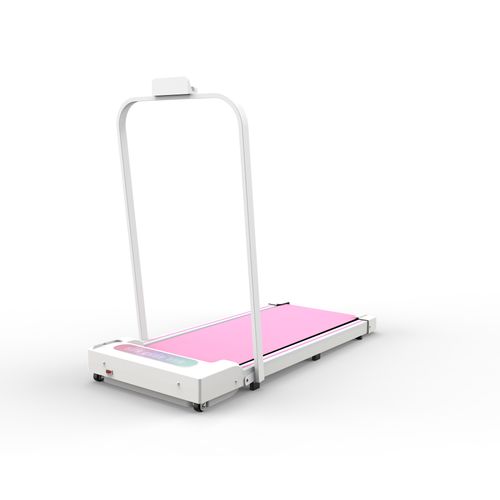 Tapis De Course Pliable Pour Maison et Bureau, Walking Pad 2,5 Ps, Jusqu’à 8 Km/h, Rose