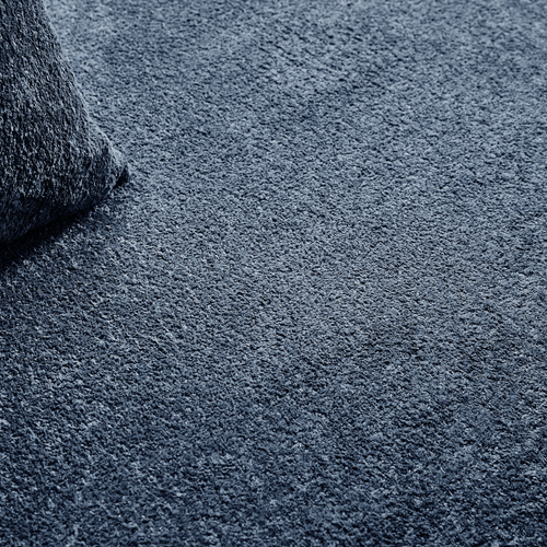 Canapé D’angle Incurvé 3 Places En Velours Bleu, Design Modulable Et Contemporain Pour Salon