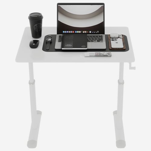 Bureau Réglable Pour Enfants Et Adultes – Hauteur Manuelle Ajustable, Design Compact 60x80 Cm, Blanc