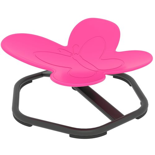 Chaise Tournante Sensorielle Pour Enfants En Forme De Papillon, Rose, 3-6 Ans
