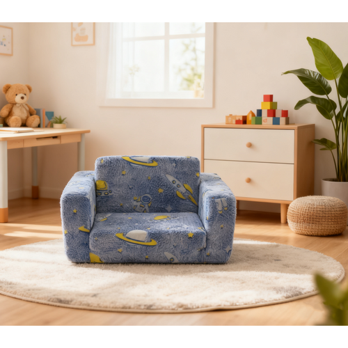 Canapé Pliant Pour Tout-petits, Fauteuil Peluche Lumineux Pour Chambre D’enfant