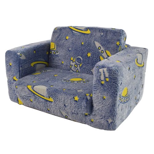 Canapé Pliant Pour Tout-petits, Fauteuil Peluche Lumineux Pour Chambre D’enfant