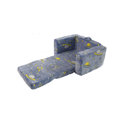 Canapé Pliant Pour Tout-petits, Fauteuil Peluche Lumineux Pour Chambre D’enfant