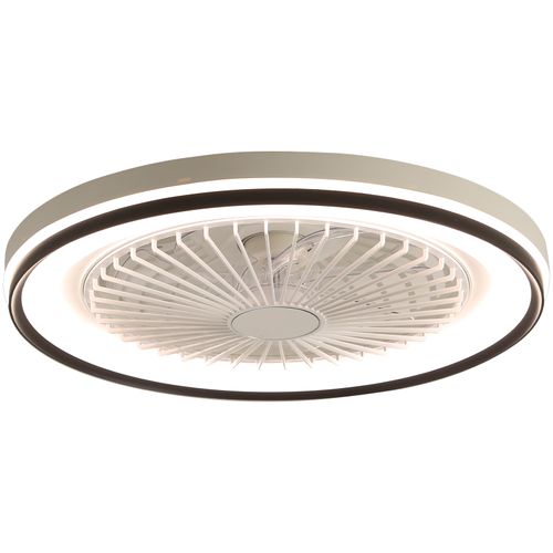 Ventilateur De Plafond Plat 19" Silencieux Avec Télécommande, Éclairage Rgb Et LED Dimmable