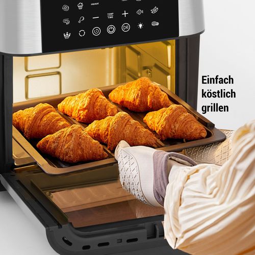 Airfryer XXL 12 l Avec Écran Tactile LED Et Accessoires Pour Rôtisserie