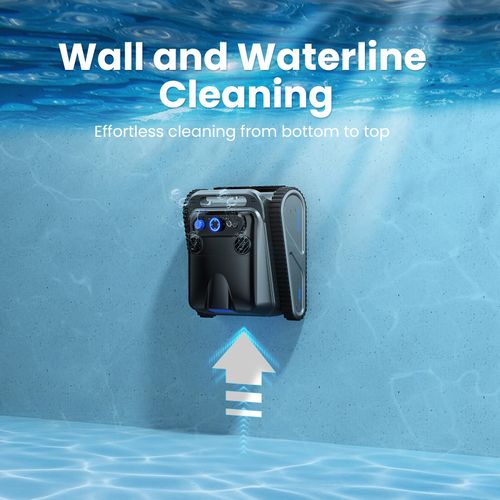 Robot Nettoyeur De Piscine Sans Fil Avec Aspiration Puissante Et Escalade Des Parois, 4l