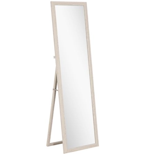 Miroir Pleine Longueur 160x50 Cm Avec Cadre Élégant, Polyvalent Pour Chambre Et Salon