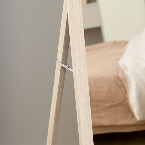 Miroir Pleine Longueur 160x50 Cm Avec Cadre Élégant, Polyvalent Pour Chambre Et Salon