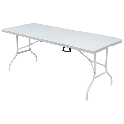 Table De Jardin Pliante 180 cm Résistante Et Facile à Nettoyer Pour Intérieur Et Extérieur