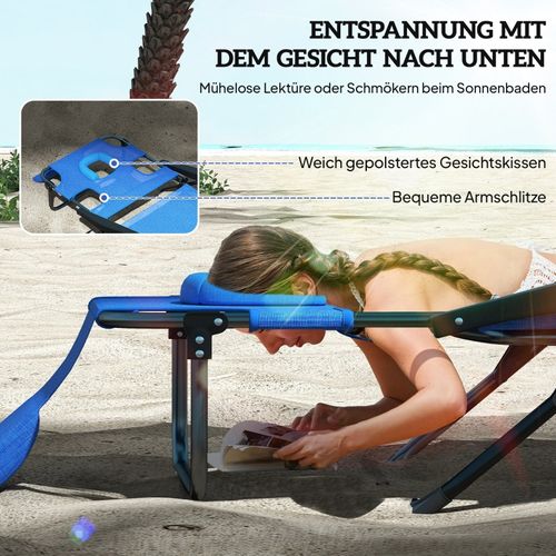 Chaise Longue Pliable Pour Jardin Et Terrasse, Relax Inclinable, Résistante Aux Intempéries